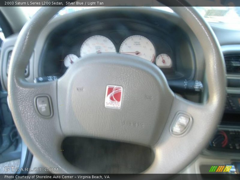 Silver Blue / Light Tan 2003 Saturn L Series L200 Sedan