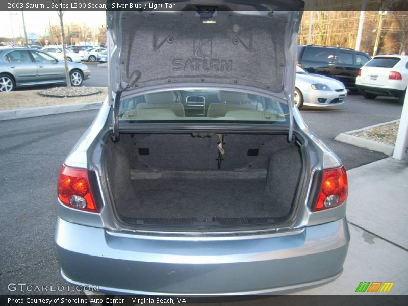 Silver Blue / Light Tan 2003 Saturn L Series L200 Sedan