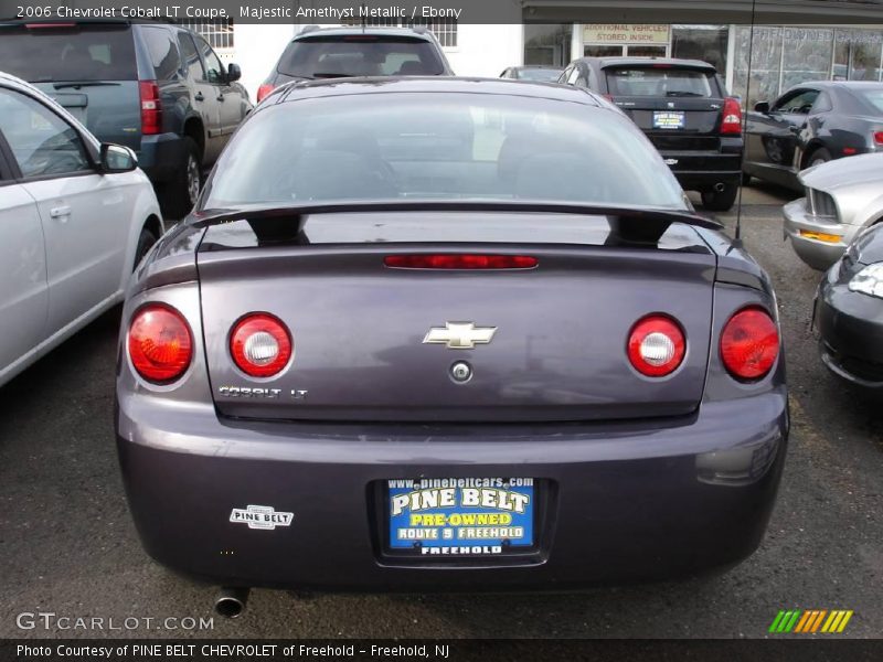 Majestic Amethyst Metallic / Ebony 2006 Chevrolet Cobalt LT Coupe