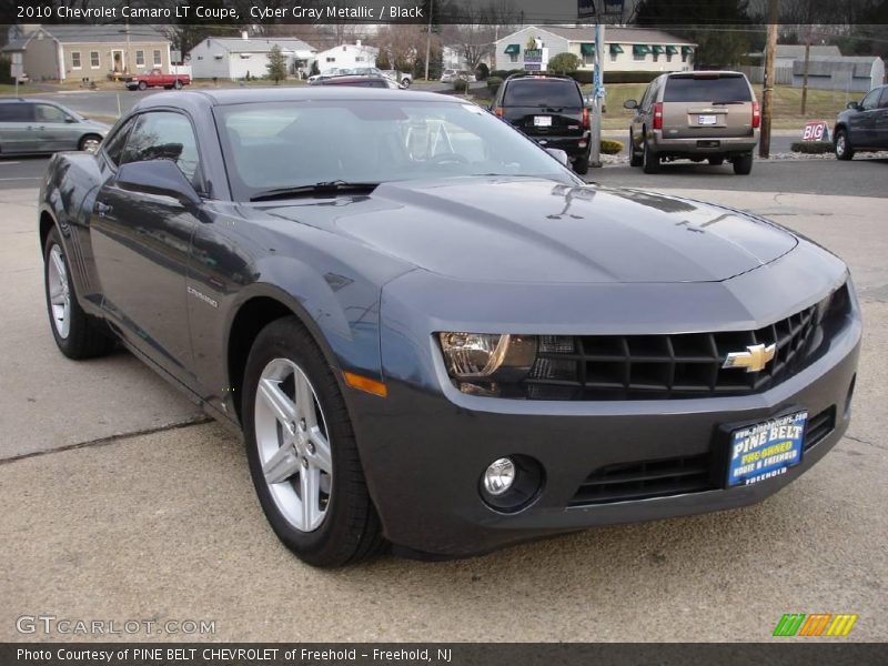 Cyber Gray Metallic / Black 2010 Chevrolet Camaro LT Coupe