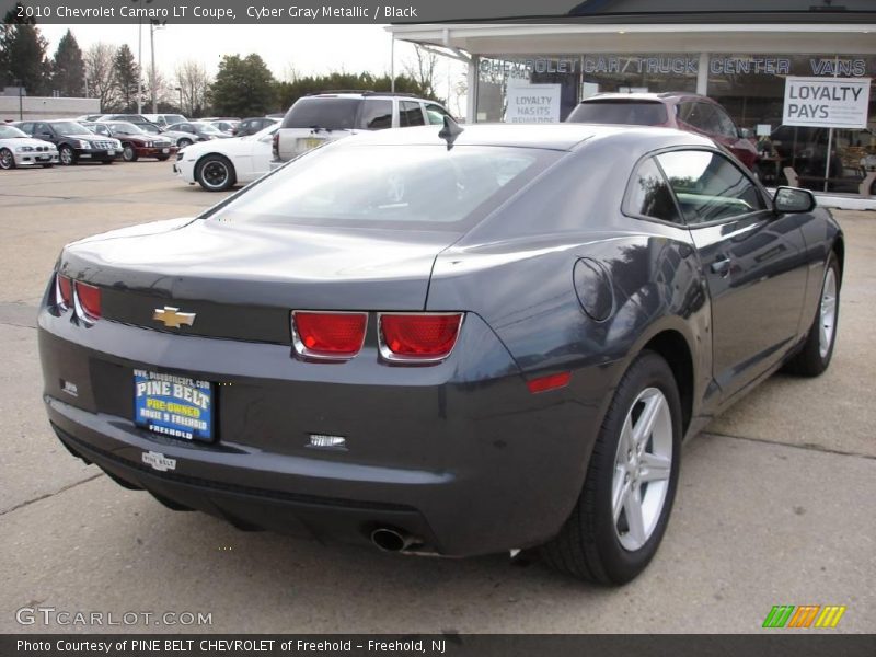 Cyber Gray Metallic / Black 2010 Chevrolet Camaro LT Coupe
