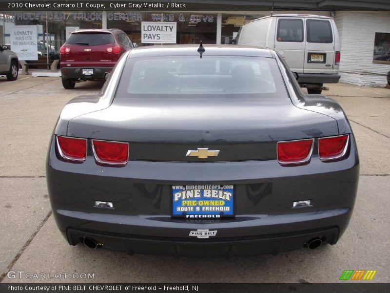 Cyber Gray Metallic / Black 2010 Chevrolet Camaro LT Coupe