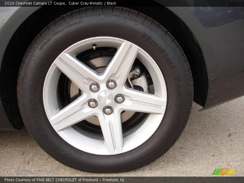 Cyber Gray Metallic / Black 2010 Chevrolet Camaro LT Coupe