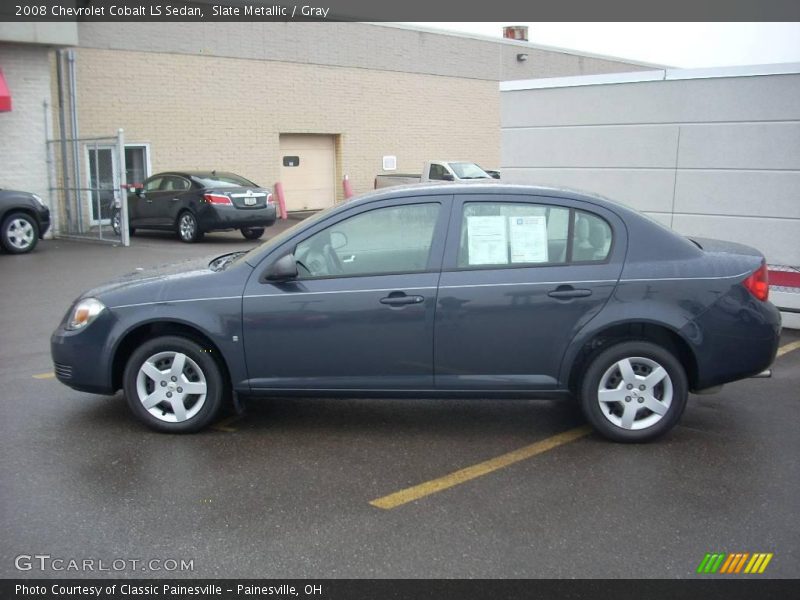 Slate Metallic / Gray 2008 Chevrolet Cobalt LS Sedan