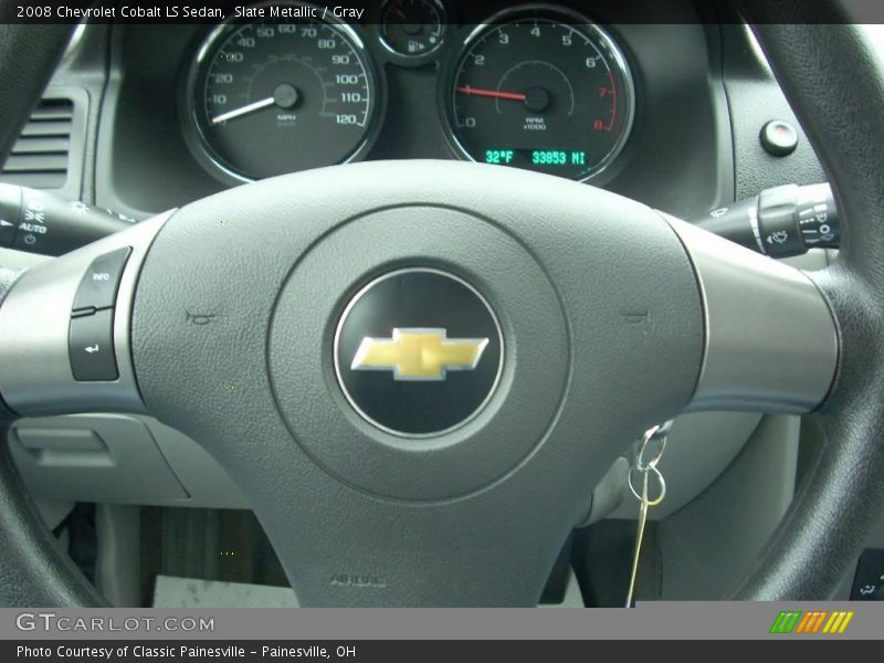 Slate Metallic / Gray 2008 Chevrolet Cobalt LS Sedan