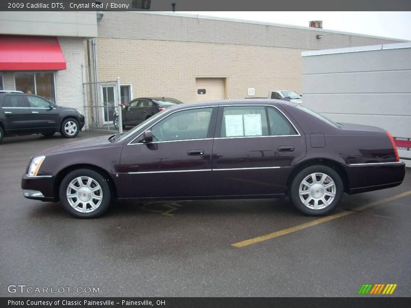 Crystal Red / Ebony 2009 Cadillac DTS