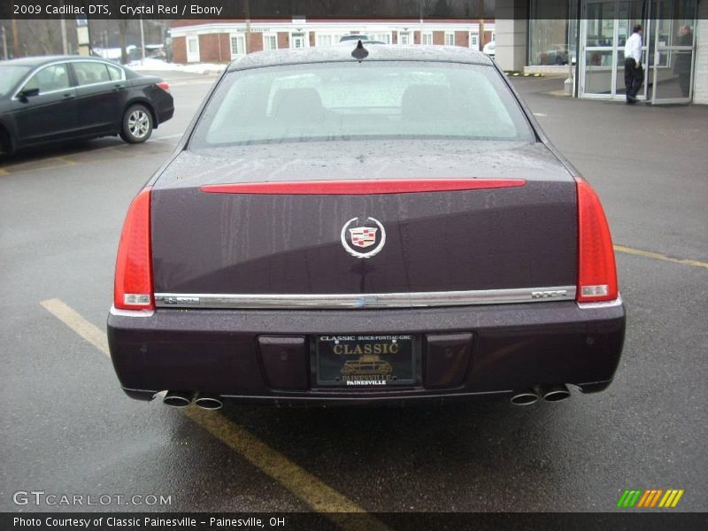 Crystal Red / Ebony 2009 Cadillac DTS
