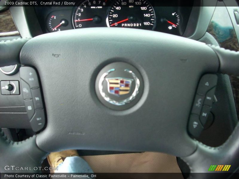 Crystal Red / Ebony 2009 Cadillac DTS