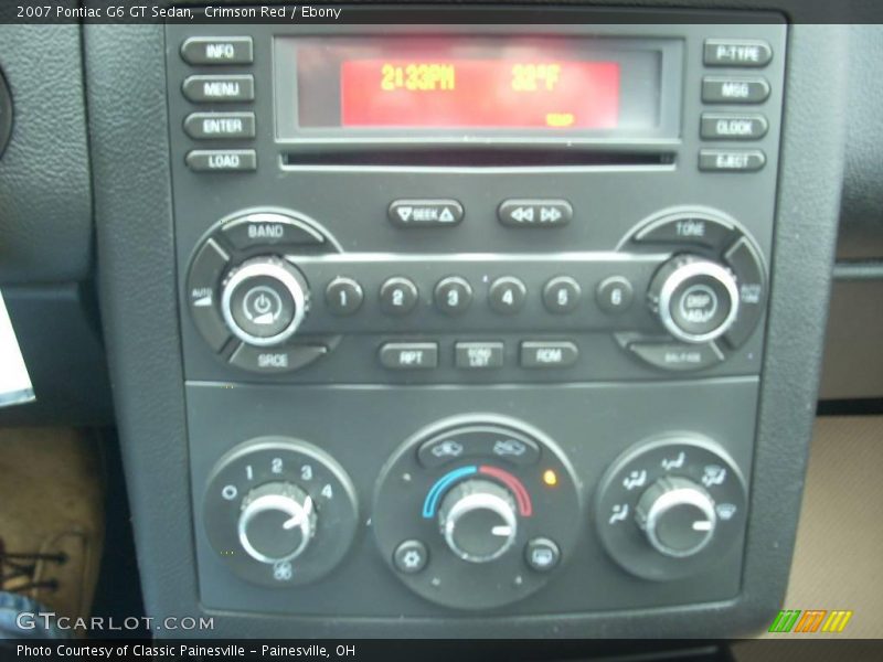 Crimson Red / Ebony 2007 Pontiac G6 GT Sedan