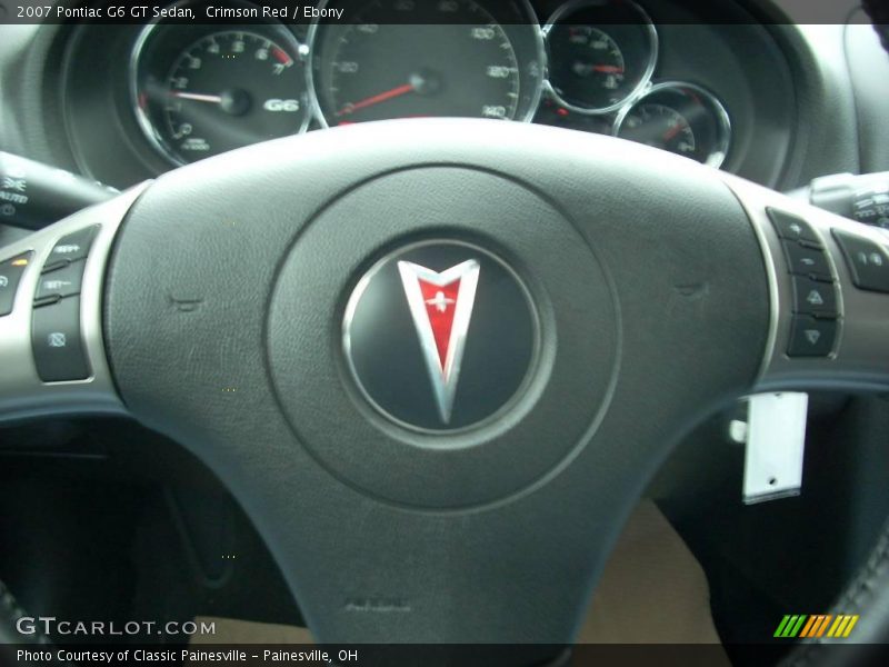 Crimson Red / Ebony 2007 Pontiac G6 GT Sedan