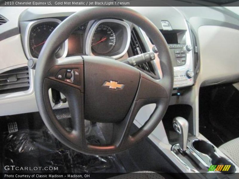 Gold Mist Metallic / Jet Black/Light Titanium 2010 Chevrolet Equinox LS