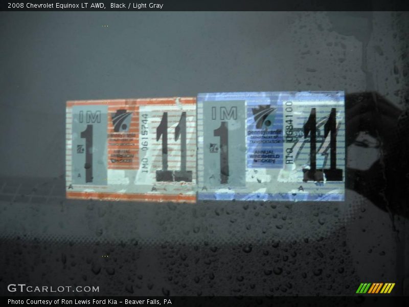 Black / Light Gray 2008 Chevrolet Equinox LT AWD