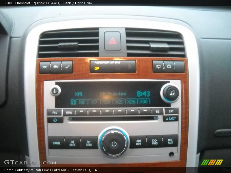 Black / Light Gray 2008 Chevrolet Equinox LT AWD