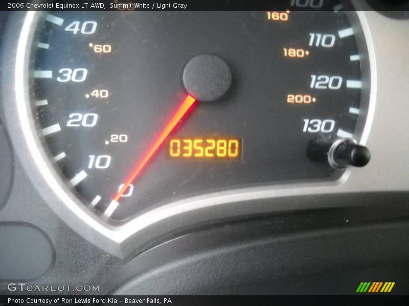 Summit White / Light Gray 2006 Chevrolet Equinox LT AWD