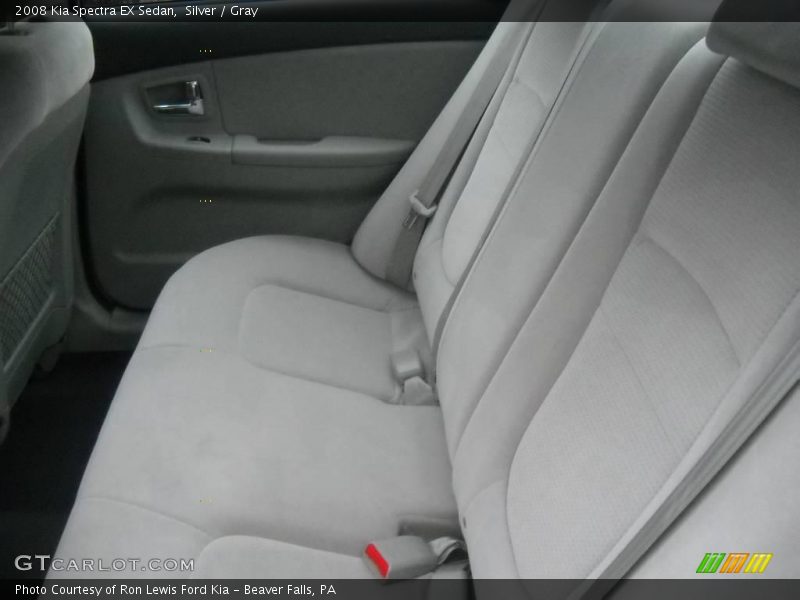 Silver / Gray 2008 Kia Spectra EX Sedan