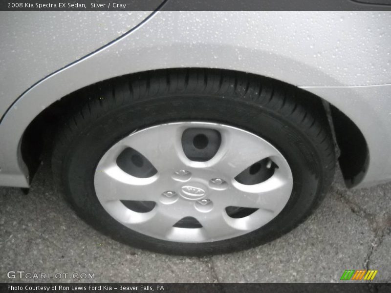 Silver / Gray 2008 Kia Spectra EX Sedan