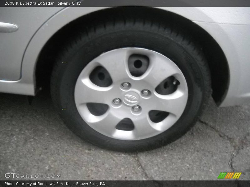 Silver / Gray 2008 Kia Spectra EX Sedan