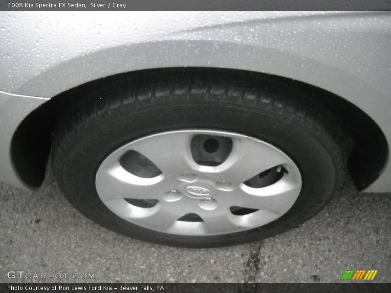Silver / Gray 2008 Kia Spectra EX Sedan