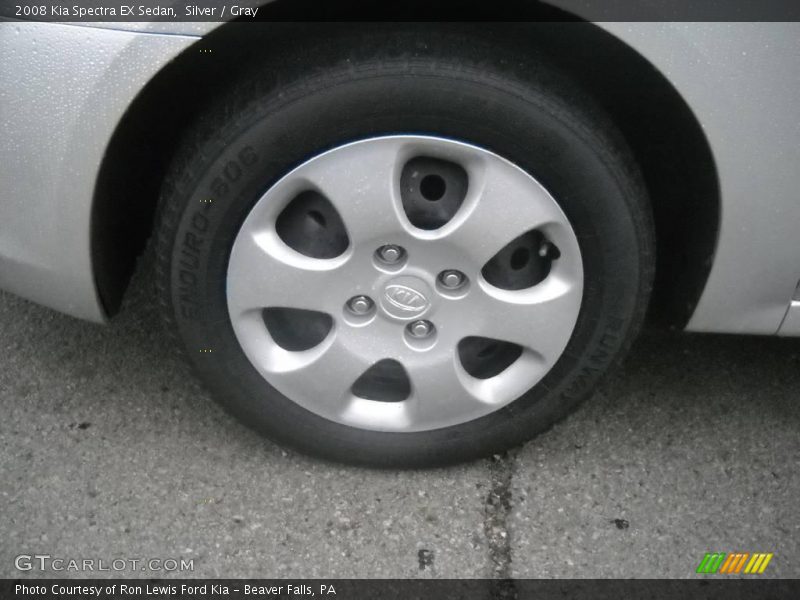 Silver / Gray 2008 Kia Spectra EX Sedan
