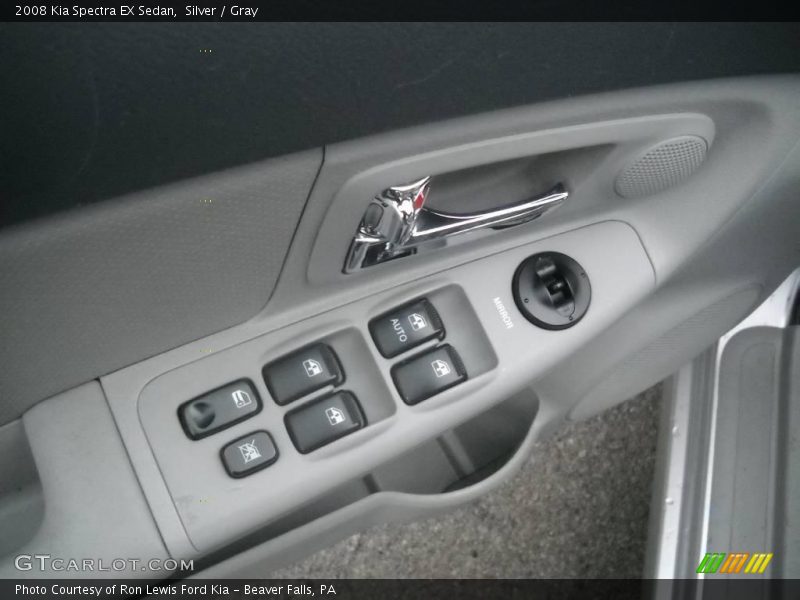 Silver / Gray 2008 Kia Spectra EX Sedan