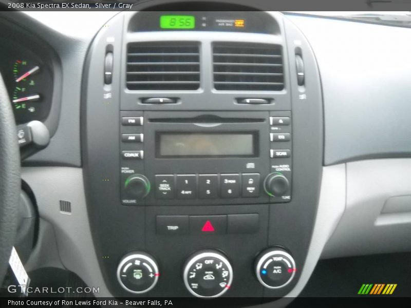 Silver / Gray 2008 Kia Spectra EX Sedan