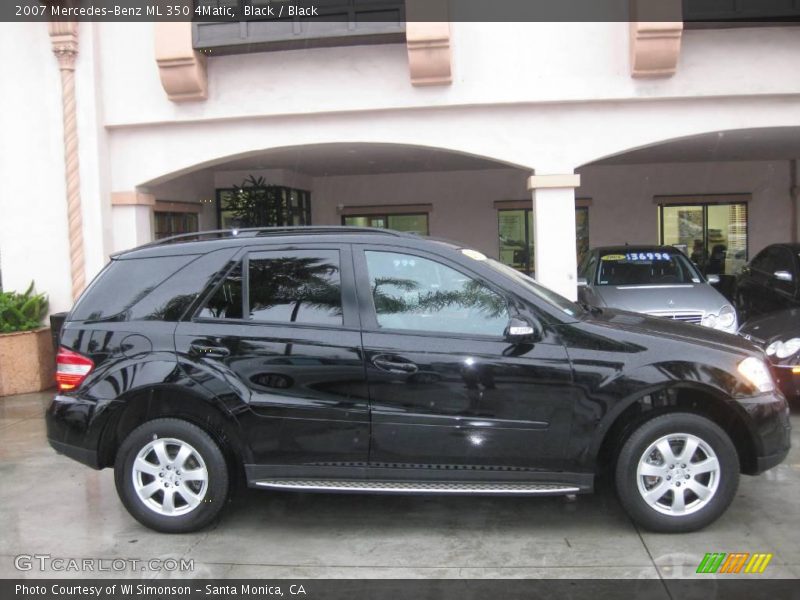 Black / Black 2007 Mercedes-Benz ML 350 4Matic