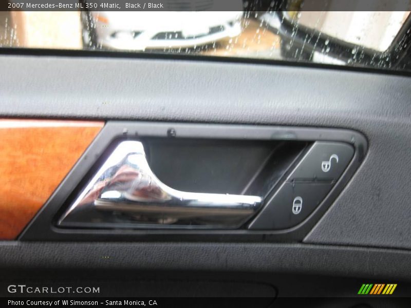 Black / Black 2007 Mercedes-Benz ML 350 4Matic