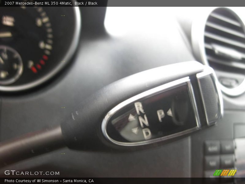 Black / Black 2007 Mercedes-Benz ML 350 4Matic