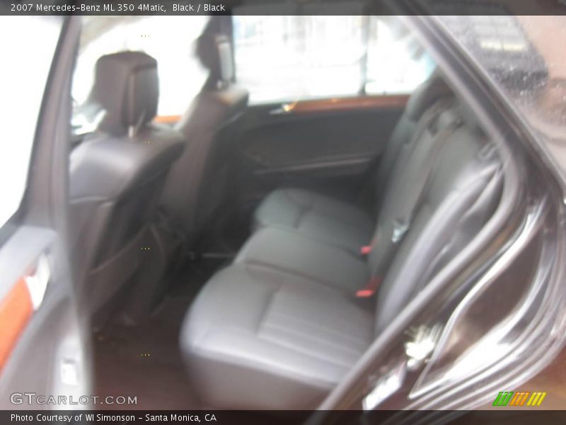 Black / Black 2007 Mercedes-Benz ML 350 4Matic