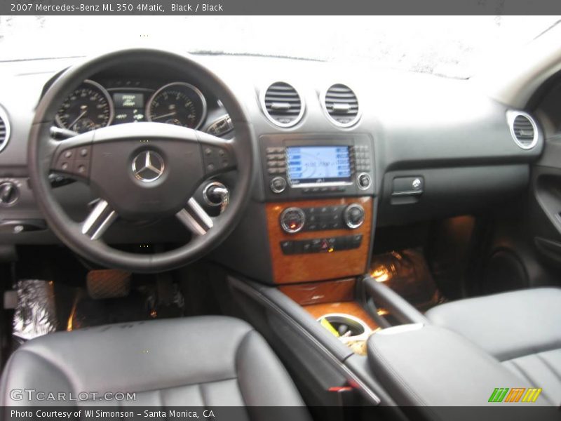 Black / Black 2007 Mercedes-Benz ML 350 4Matic