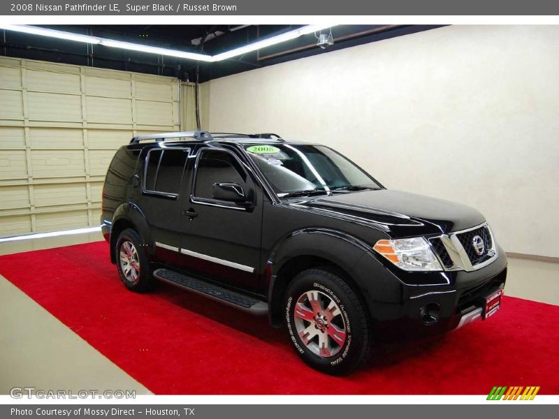 Super Black / Russet Brown 2008 Nissan Pathfinder LE