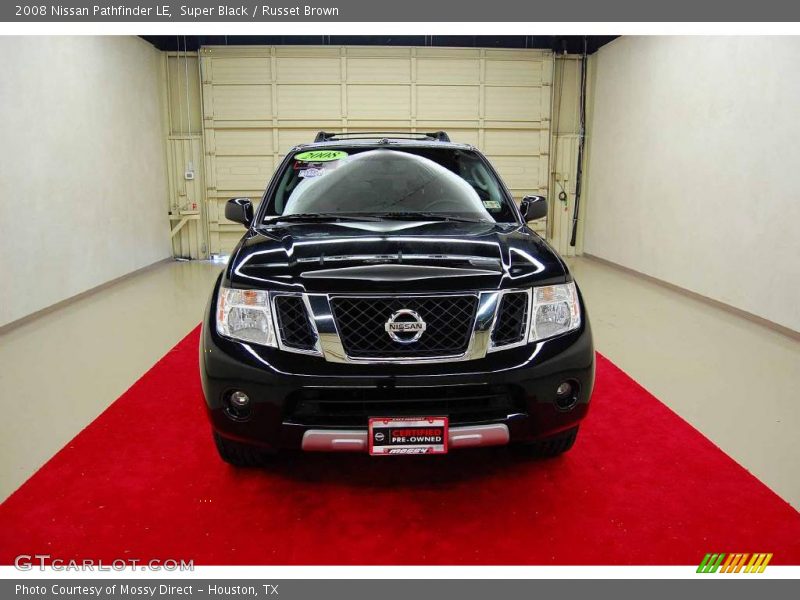 Super Black / Russet Brown 2008 Nissan Pathfinder LE