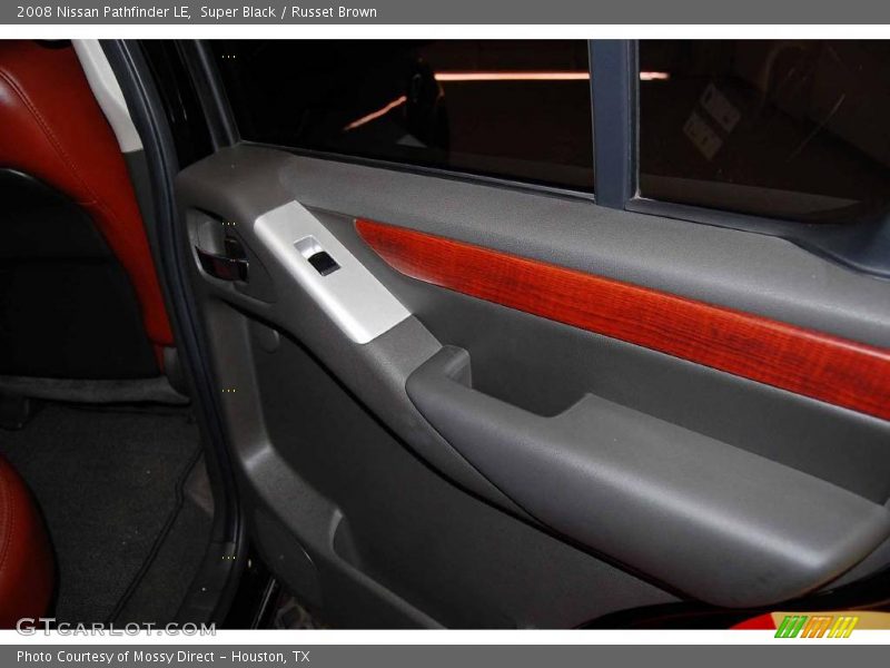 Super Black / Russet Brown 2008 Nissan Pathfinder LE