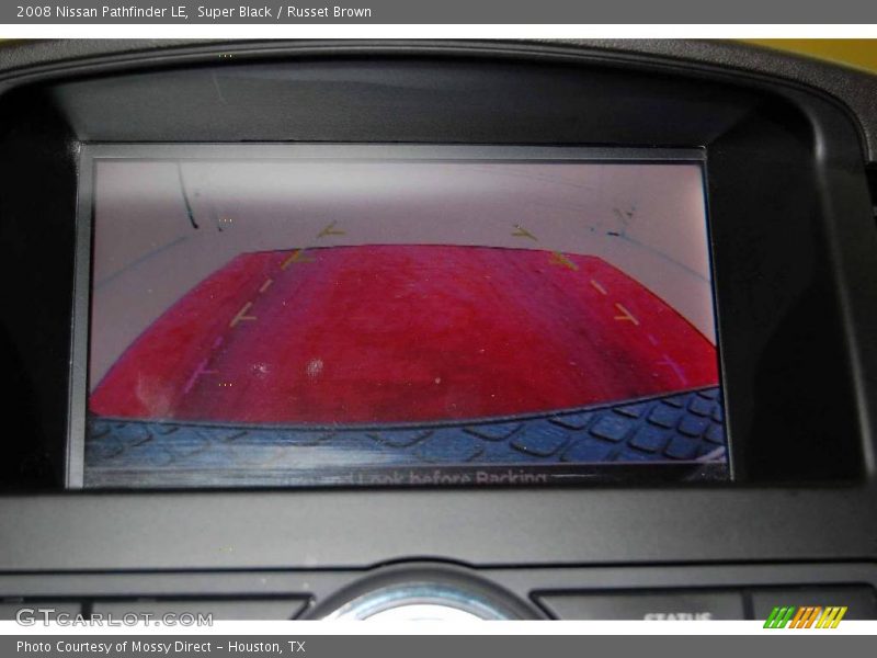 Super Black / Russet Brown 2008 Nissan Pathfinder LE