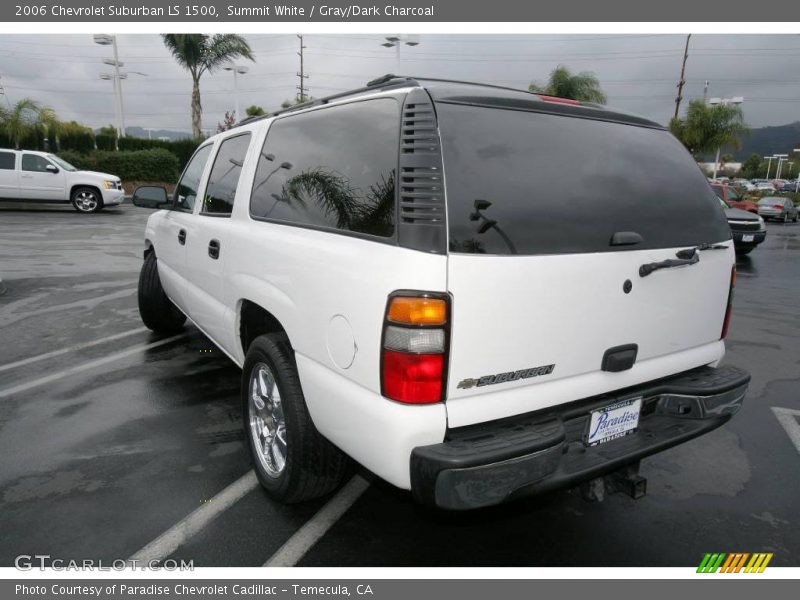 Summit White / Gray/Dark Charcoal 2006 Chevrolet Suburban LS 1500