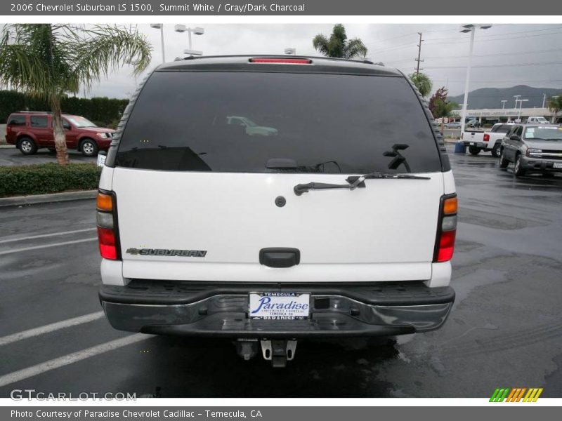 Summit White / Gray/Dark Charcoal 2006 Chevrolet Suburban LS 1500