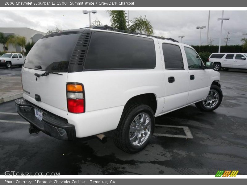 Summit White / Gray/Dark Charcoal 2006 Chevrolet Suburban LS 1500