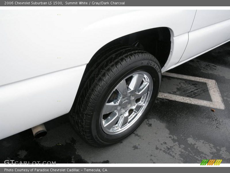 Summit White / Gray/Dark Charcoal 2006 Chevrolet Suburban LS 1500