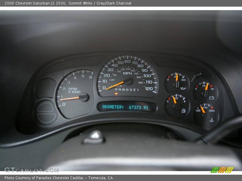 Summit White / Gray/Dark Charcoal 2006 Chevrolet Suburban LS 1500