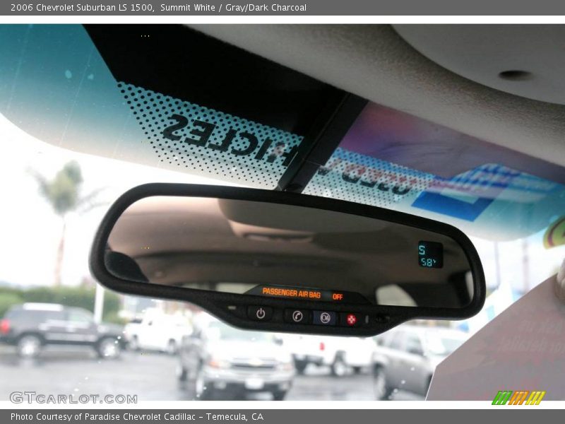 Summit White / Gray/Dark Charcoal 2006 Chevrolet Suburban LS 1500