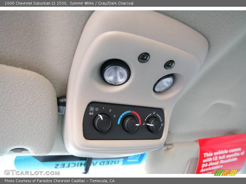 Summit White / Gray/Dark Charcoal 2006 Chevrolet Suburban LS 1500