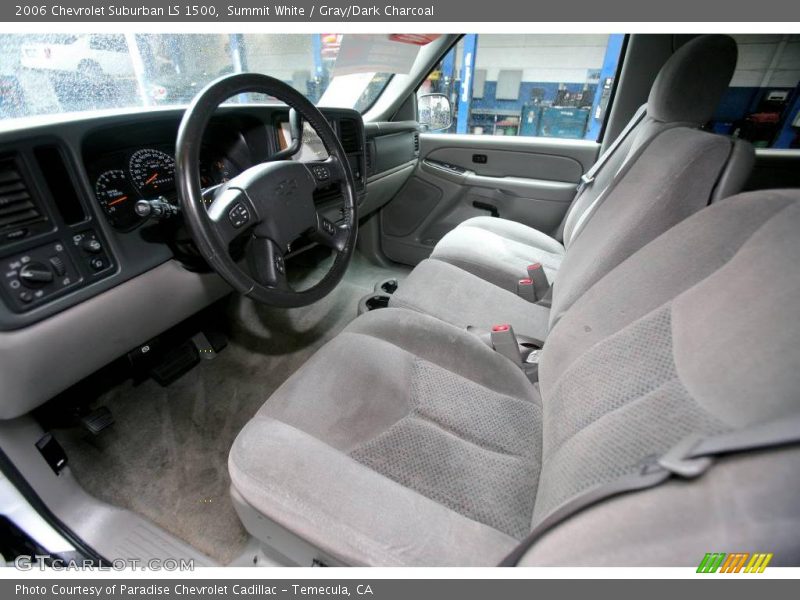 Summit White / Gray/Dark Charcoal 2006 Chevrolet Suburban LS 1500