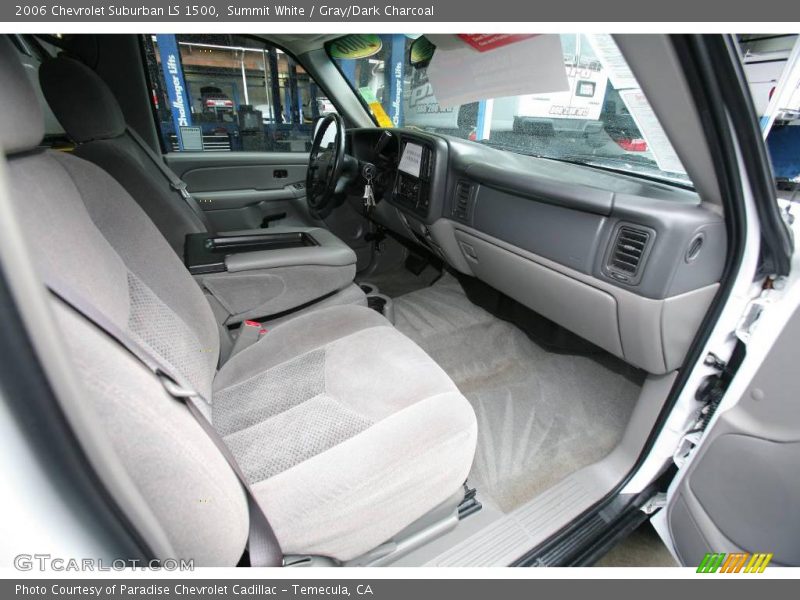 Summit White / Gray/Dark Charcoal 2006 Chevrolet Suburban LS 1500