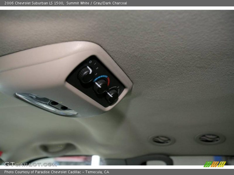 Summit White / Gray/Dark Charcoal 2006 Chevrolet Suburban LS 1500