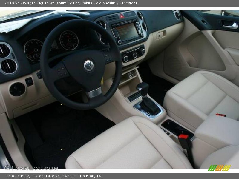 White Gold Metallic / Sandstone 2010 Volkswagen Tiguan Wolfsburg Edition