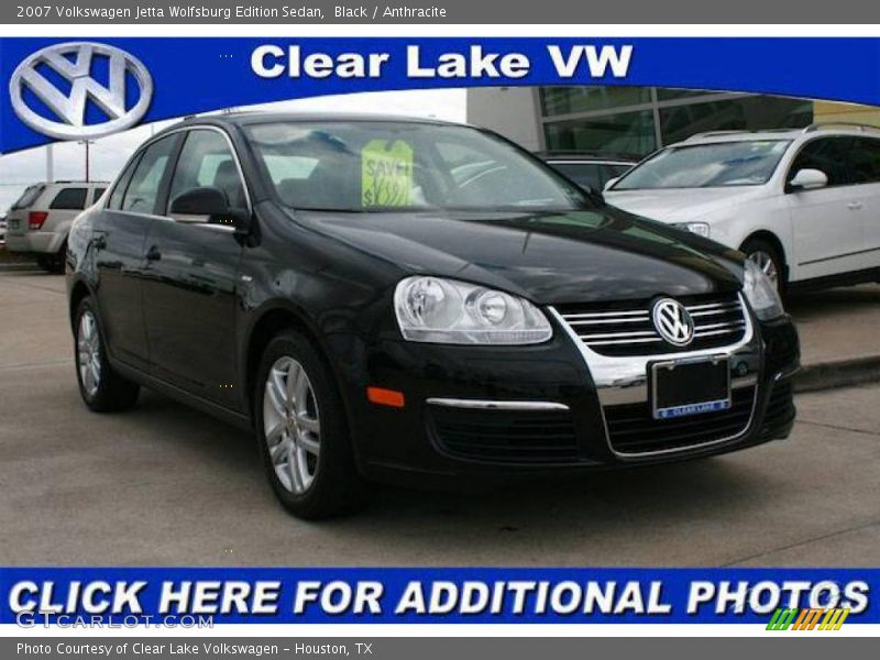 Black / Anthracite 2007 Volkswagen Jetta Wolfsburg Edition Sedan