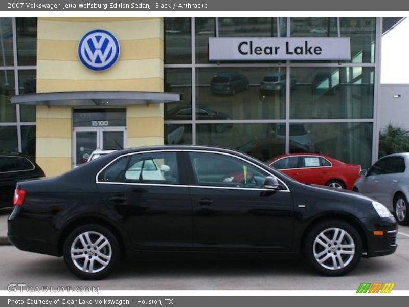 Black / Anthracite 2007 Volkswagen Jetta Wolfsburg Edition Sedan