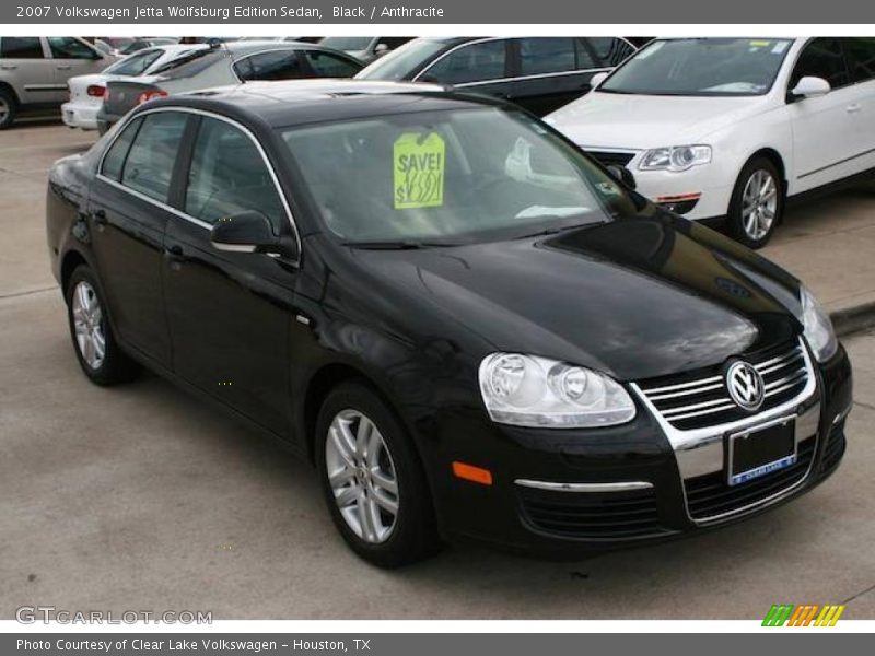 Black / Anthracite 2007 Volkswagen Jetta Wolfsburg Edition Sedan