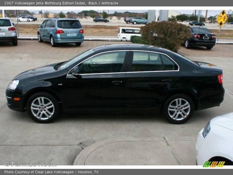 Black / Anthracite 2007 Volkswagen Jetta Wolfsburg Edition Sedan
