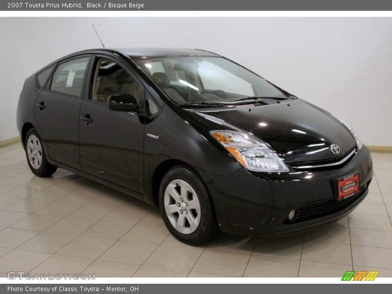 Black / Bisque Beige 2007 Toyota Prius Hybrid